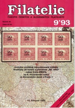 CZ FILATELIE 1993 / 01 - 11 + 12 - kompletní ročník