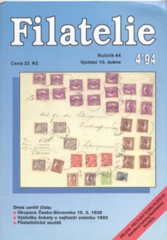 CZ FILATELIE 1994 / 01 - 12 - kompletní ročník