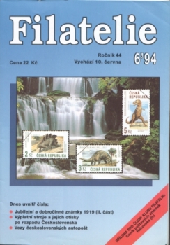 CZ FILATELIE 1994 / 01 - 12 - kompletní ročník