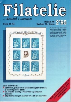 CZ FILATELIE 1995 / 01 - 12 - kompletní ročník