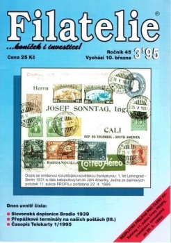 CZ FILATELIE 1995 / 01 - 12 - kompletní ročník