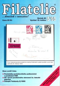 CZ FILATELIE 1995 / 01 - 12 - kompletní ročník