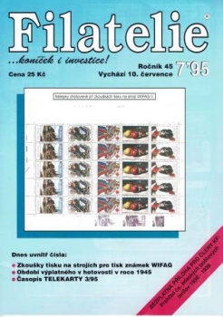 CZ FILATELIE 1995 / 01 - 12 - kompletní ročník
