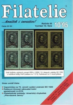 CZ FILATELIE 1995 / 01 - 12 - kompletní ročník