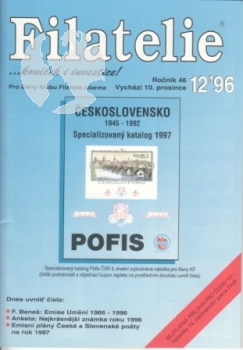 CZ FILATELIE 1996 / 01 - 12 - kompletní ročník