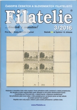 CZ FILATELIE 2016 / 01 - 12 - kompletní ročník