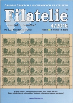 CZ FILATELIE 2016 / 01 - 12 - kompletní ročník