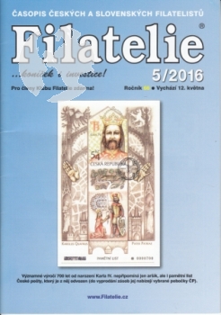 CZ FILATELIE 2016 / 01 - 12 - kompletní ročník