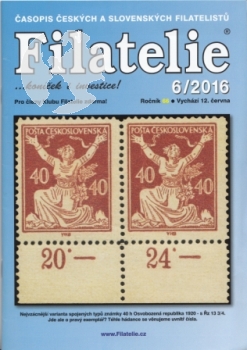CZ FILATELIE 2016 / 01 - 12 - kompletní ročník