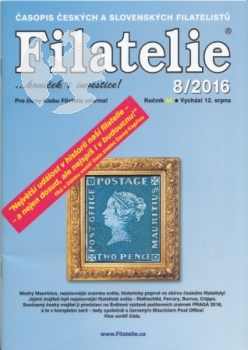 CZ FILATELIE 2016 / 01 - 12 - kompletní ročník