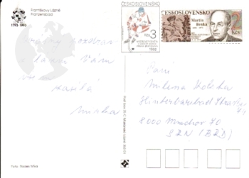 Františkovy Lázně 1993 95 001 ●