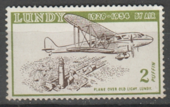 GB LUNDY sestava razítkovaných známek ●