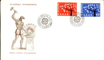 GR FDC 0796 / 0797 ● - 1962