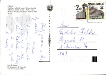 Hauptstadt Prag 19xx 95 250 ●