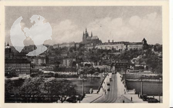Hradčany + Mánesův most 1948 95 014 ●