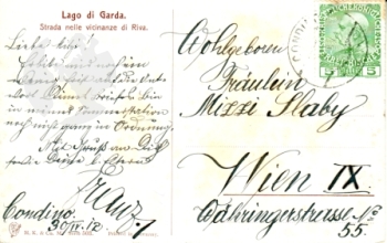 Riva del Garda (Zeichnung) - I 1912 95 003 ●