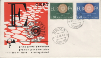 I FDC 1077 / 1078 ● - 1960