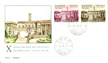 I FDC 1221 / 1222 ● - 1967