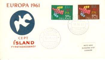 IS FDC 0354 / 0355 ● - 1961