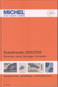D Michel katalog Skandinávie 2025 - 2026 - 110. vydání