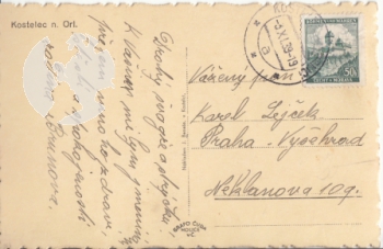 Kostelec nad Orlicí 1939 95 039 ●