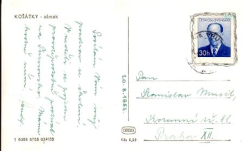 Košátky (zámek) 1953 95 001 ●