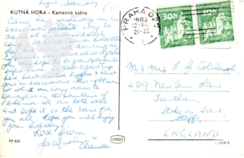 Kutná Hora 1962 95 001 ●