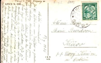 Litice nad Orlicí 1935 95 001 ●