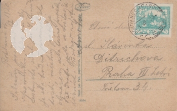 Lázně Bohdaneč (kresba) 1920 95 001 ●