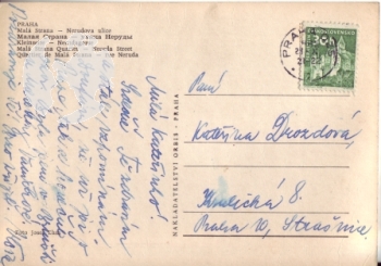Prager Kleinseite - Neruda Strasse 1962 95 005 ●