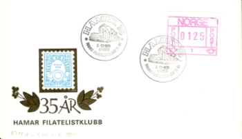 N FDC ATM 001 Wertstufe 0125 ● - 1978