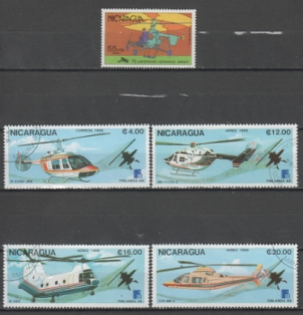 NIC - Nikaragua - sestava - 1 razítkovaných známek ●