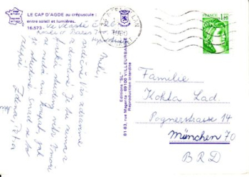 Preview: Le Cap D`Agde - F 1980 95 001 ●