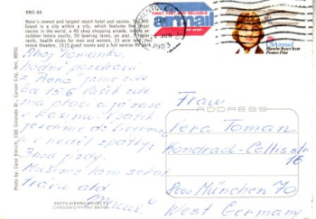 Reno (Nevada) - USA 1983 95 001 ●