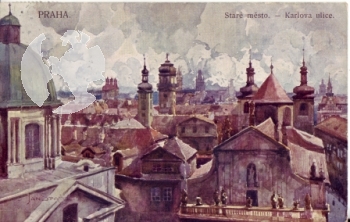 Praha - Staré Město (kresba) 19xx 95 040 ●