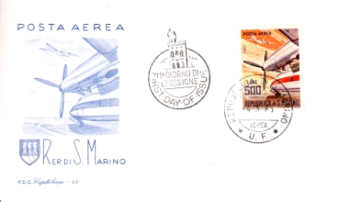 RSM FDC 0829 ● - 1965