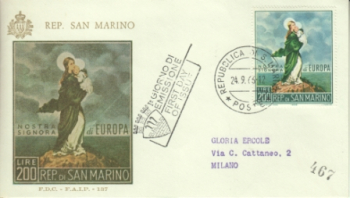 RSM FDC 0879 ● - 1966 09 001