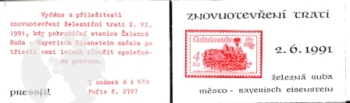 SA 91 - 007 b SOST - 2 / SA 91 - 008 b SOST - 2 - Železná Ruda ● - 1991