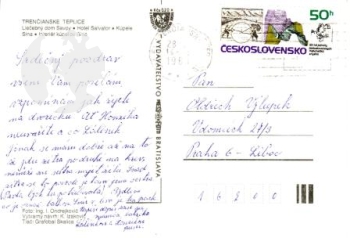 Trentschin -Teplitz- SK 1988 95 001 ●