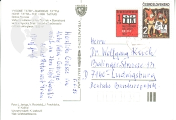 Vysoké Tatry - dolina Zlomísk - SK 1986 95 001 ●