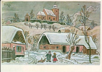 VN 07 Frohe Weihnachten und ein glückliche neues Jahr 1976 95 003 ● - Josef Lada
