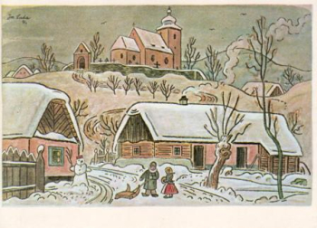 VN 07 Frohe Weihnachten und ein glückliche neues Jahr 1976 95 004 ● - Josef Lada