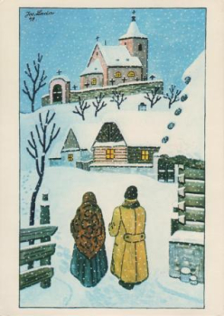 VN 12 Frohe Weihnachten und ein glückliche neues Jahr 1981 95 003 ● - Josef Lada