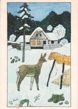 VN 03 Frohe Weihnachten und ein glückliche neues Jahr 1981 95 004 ● - Josef Lada