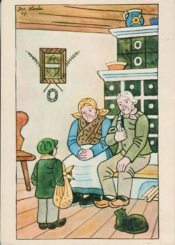 VN 10 Radostné vánoce a šťastný Nový rok Jahr 1981 95 061 ● - Josef Lada