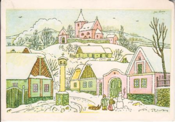 VN 08 Frohe Weihnachten und ein glückliche neues Jahr 1985 95 008 ● - Josef Lada