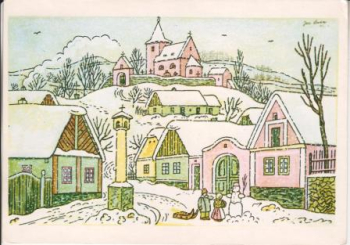VN 08 Frohe Weihnachten und ein glückliche neues Jahr 1985 95 009 ● - Josef Lada