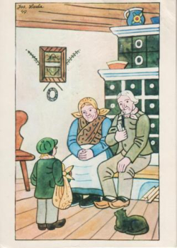 VN 10 Frohe Weihnachten und ein glückliche neues Jahr 1985 95 062 ● - Josef Lada