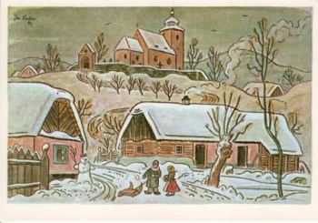 VN 07 Frohe Weihnachten und ein glückliche neues Jahr 1988 95 003 ● - Josef Lada
