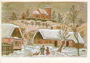 VN 07 Frohe Weihnachten und ein glückliche neues Jahr 1989 95 005 ● - Josef Lada